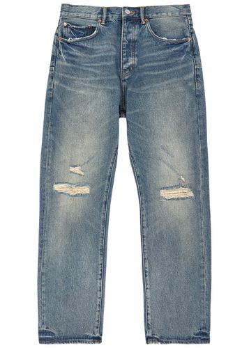 Distressed Straight-leg Jeans - - 34 (W34 / L) - Purple Brand - Modalova