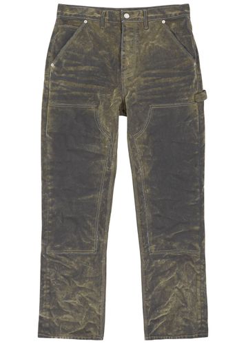 Carpenter Flocked Straight-leg Jeans - - 30 (W30 / S) - Purple Brand - Modalova