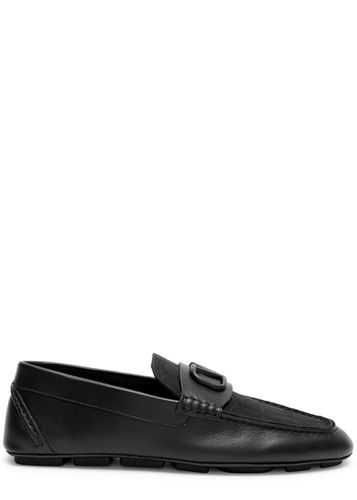 Garavani VLogo Leather Driving Shoes - - 41 (IT41 / UK7) - Valentino - Modalova