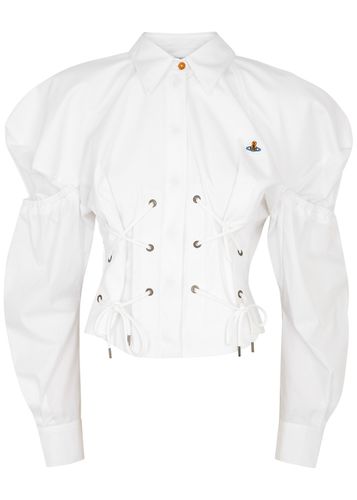 Gexy Lace-up Cotton Shirt - - 40 (UK8 / S) - Vivienne Westwood - Modalova