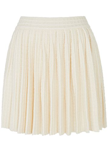 Sequin-embellished Pleated Tweed Mini Skirt - - L (UK14 / L) - Self-portrait - Modalova