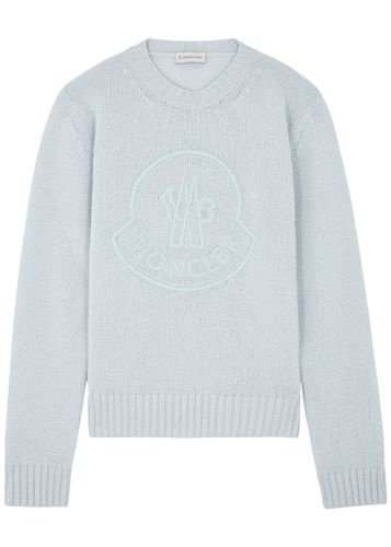 Logo-embroidered Wool-blend Jumper - - M (UK 12 / M) - Moncler - Modalova