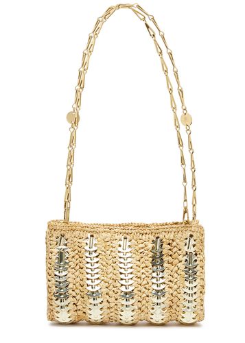 Small Embellished Raffia Shoulder bag - Rabanne - Modalova