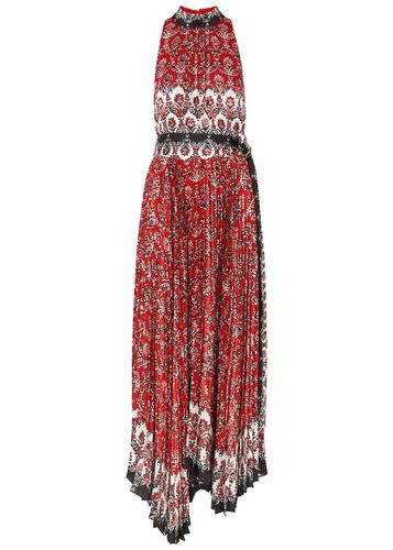 Mertie Printed Satin Maxi Dress - - 10 (UK14 / L) - Alice + Olivia - Modalova