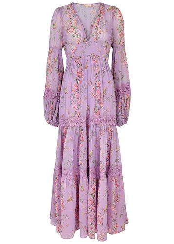 Floral-print Tiered Georgette Maxi Dress - - L (UK14 / L) - Bytimo - Modalova