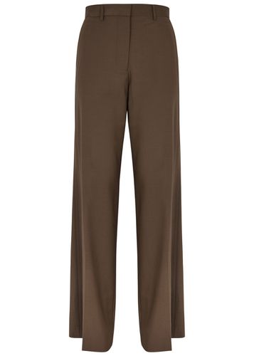 Wide-leg Wool-blend Trousers - - 3 (UK 10 / M) - Matteau - Modalova