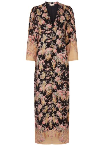Floral-print Satin Maxi Dress - - S (UK8-10 / S) - Bytimo - Modalova