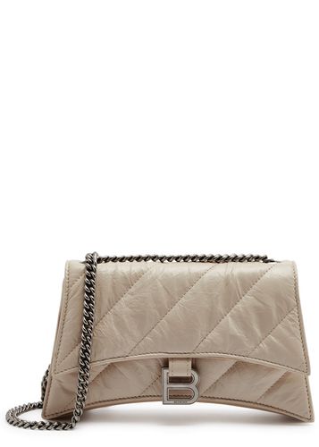 Crush Quilted Leather Wallet-on-chain - Balenciaga - Modalova
