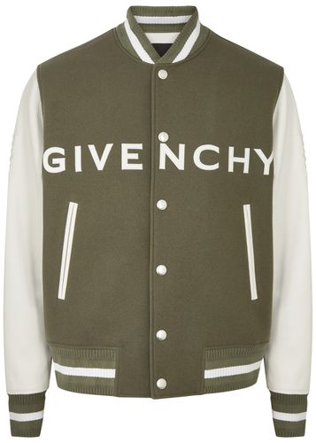 Logo Wool-blend Varsity Jacket - - 48 (IT48 / M) - Givenchy - Modalova
