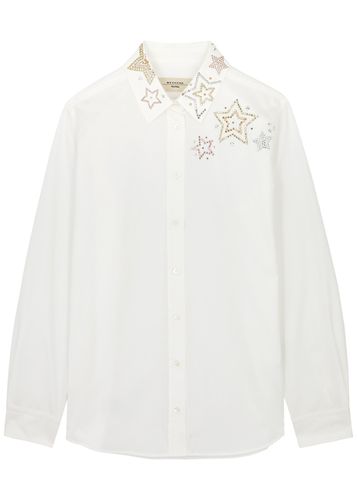 Donnola Crystal-embellished Cotton Poplin Shirt - - 10 (UK10 / S) - Max Mara Weekend - Modalova
