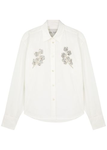 Forte_forte Crystal-embellished Cotton-poplin Shirt - - 2 (UK 10 / S) - forte forte - Modalova