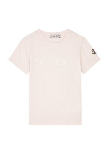 Kids Logo-embroidered Stretch-cotton T-shirt - - 12/18M (12 Months) - Moncler - Modalova