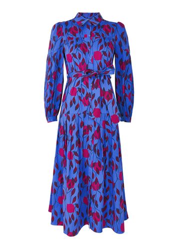 Lux Printed Stretch-cotton Poplin Shirt Dress - - 12 (UK16 / XL) - Diane von Furstenberg - Modalova