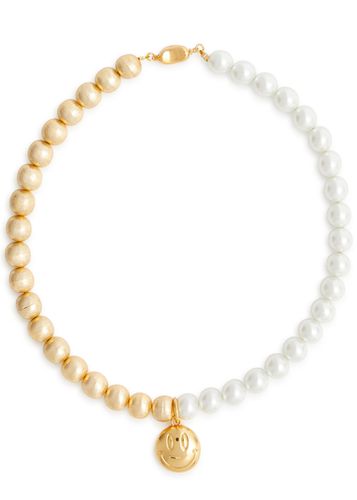 Smiles 24kt -plated Beaded Necklace - Timeless Pearly - Modalova