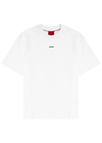 Hugo Logo Cotton T-shirt - White - HUGO - Modalova