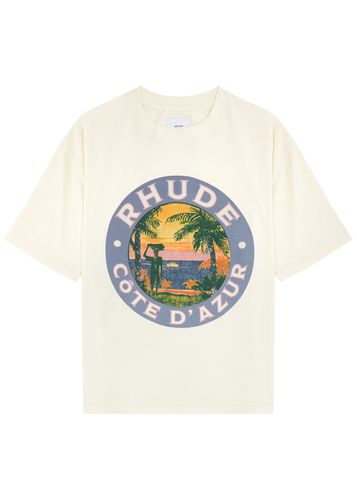 Lago Logo Cotton T-shirt - RHUDE - Modalova