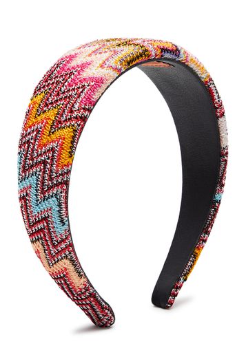 Zigzag Knitted Headband - Missoni - Modalova