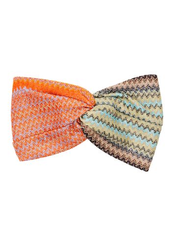 Zigzag-intarsia Knitted Headband - Missoni - Modalova