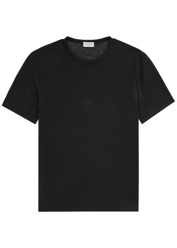 Logo-embroidered Cotton T-shirt - Saint Laurent - Modalova