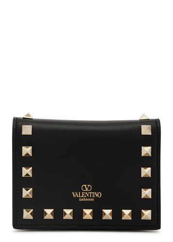 Rockstud Leather Wallet - Valentino Garavani - Modalova