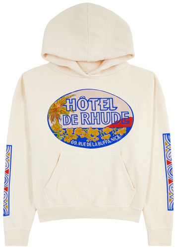 Hotel Printed Hooded Cotton Sweatshirt - - S - RHUDE - Modalova