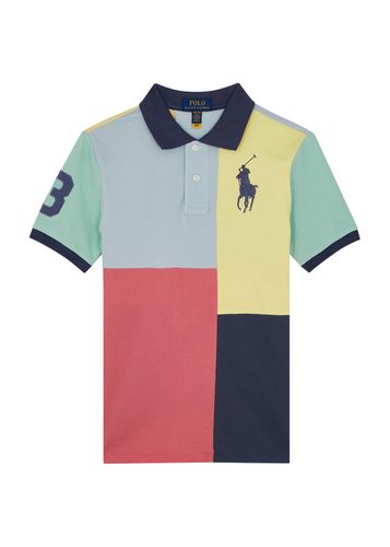 Kids Colourblocked Piqué Cotton Polo Shirt (7-10 Years) - - L-14-16 (10 Years) - Polo ralph lauren - Modalova