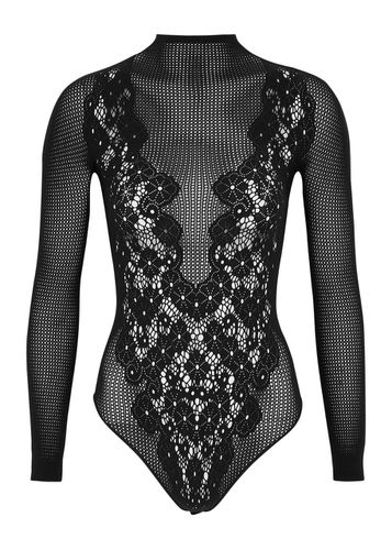 Flower Lace Stretch-knit Bodysuit - - L (UK14 / L) - Wolford - Modalova