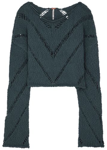 Hayley Open-knit Cotton Jumper - - S (UK 8-10 / S) - Free People - Modalova