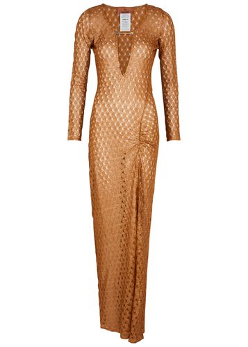 Metallic-weave Open-knit Maxi Dress - - 38 (UK6 / XS) - Missoni - Modalova
