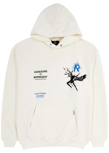 Icarus Printed Hooded Cotton Sweatshirt - - XL - Represent - Modalova