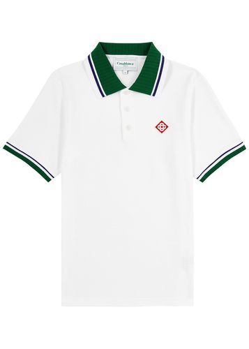 Logo Cotton Polo Shirt - - L - CASABLANCA - Modalova