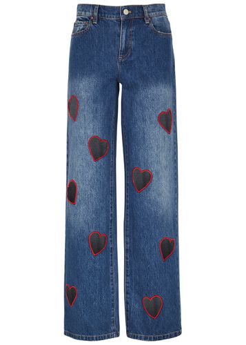 Karrie Heart Cut-out Straight-leg Jeans - - 29 (W29 / UK12 / M) - Alice + Olivia - Modalova