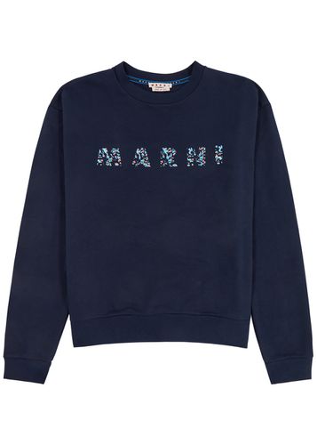 Logo-print Cotton Sweatshirt - - 46 (IT46 / S) - Marni - Modalova