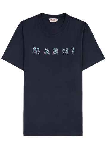 Logo-print Cotton T-shirt - Marni - Modalova