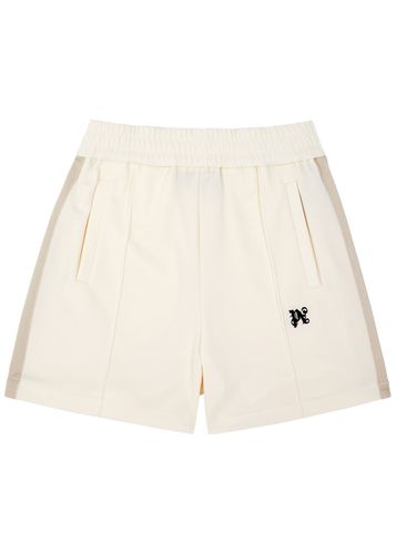 Logo Striped Jersey Track Shorts - - M - Palm Angels - Modalova