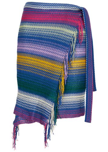 Zigzag-intarsia Knitted Sarong - - One Size - Missoni - Modalova