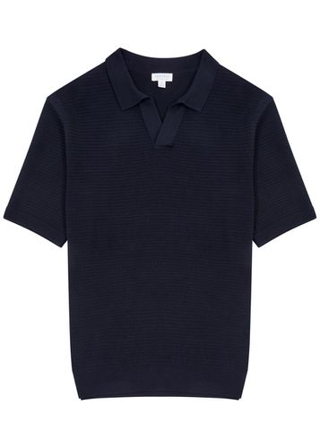 Waffle-knit Cotton Polo Shirt - - M - Sunspel - Modalova