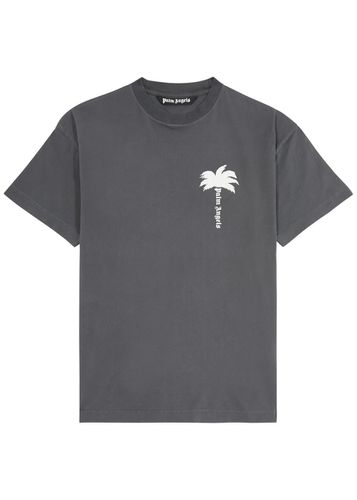 The Palm Logo-print Cotton T-shirt - Palm Angels - Modalova