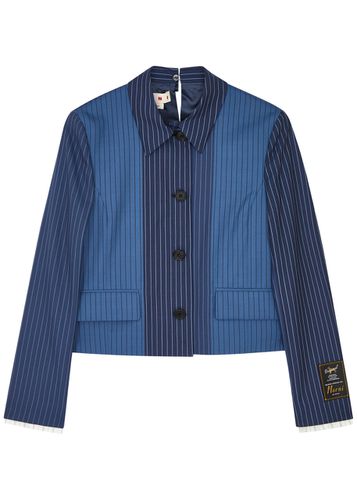 Striped Wool Jacket - - 42 (UK10 / S) - Marni - Modalova