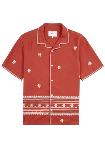 Didcot Embroidered Cotton-blend Shirt - - L - Wax London - Modalova