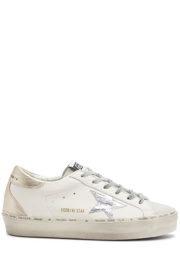 Hi Star Distressed Leather Sneakers - - 36 (IT36 / UK3), Trainers, Ripped - 36 (IT36 / UK3) - Golden Goose - Modalova