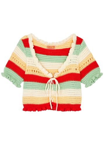 Ally Striped Crochet-knit top - - S (UK8-10 / S) - Kitri - Modalova