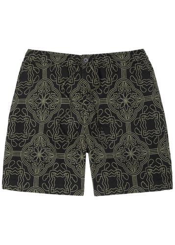 Kurt Embroidered Cotton-blend Shorts - - 34 (W34 / L) - Wax London - Modalova