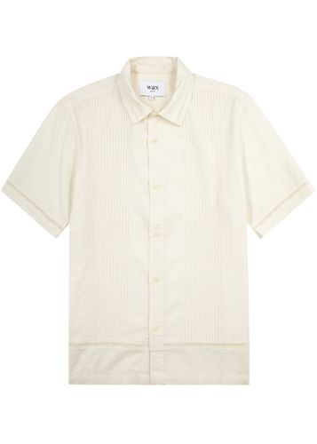 Newton Pintucked Cotton-blend Shirt - - L - Wax London - Modalova