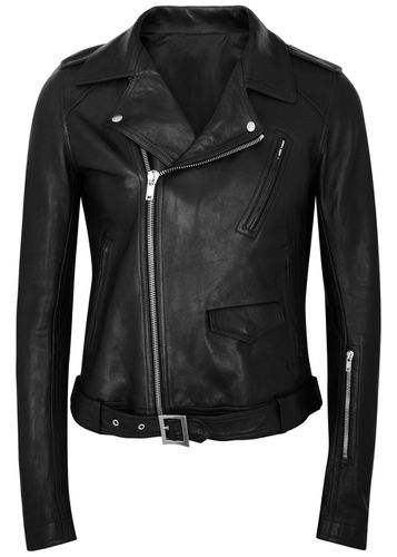 Leather Biker Jacket - - 48 (IT48 / M) - Rick Owens - Modalova
