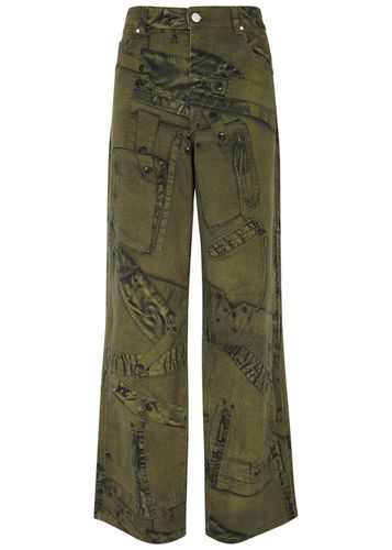 Printed Wide-leg Jeans - - 40 (UK8 / S) - BLUMARINE - Modalova
