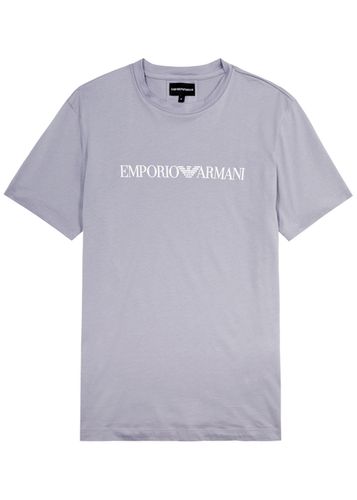 Logo-print Cotton T-shirt - Emporio armani - Modalova