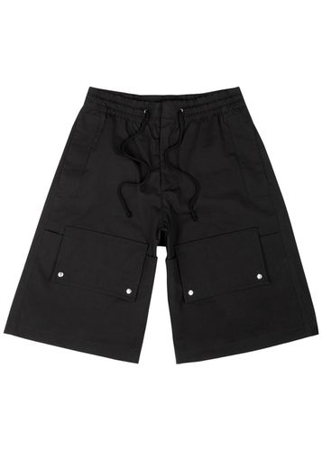 Oamc Zeus Cotton Shorts - Black - L - OAMC - Modalova