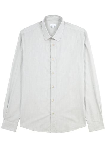 Striped Cotton-blend Shirt - - L - Sunspel - Modalova
