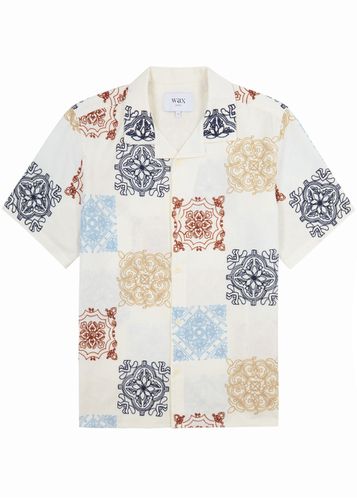Didcot Embroidered Cotton-blend Shirt - - M - Wax London - Modalova